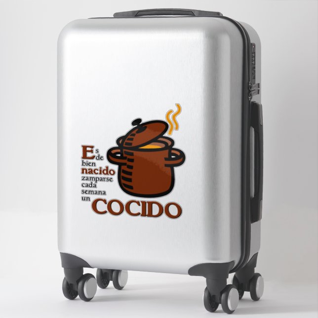 Sticker Cocido (Sur valise)