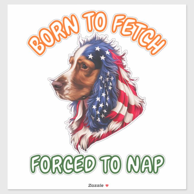 Sticker Cocker Spaniel (Feuille)