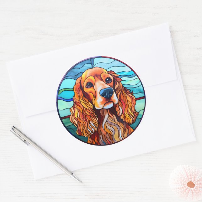 Sticker Cocker Spaniel Chien Pack (Enveloppe)