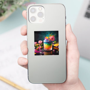 Sticker Cocktail coloré