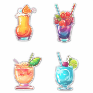 Sticker Cocktails été - Set 5 -