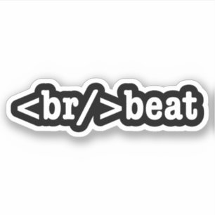 Sticker code HTML breakbeat