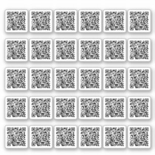 Sticker Code QR Feuille d'autocollant personnalisée