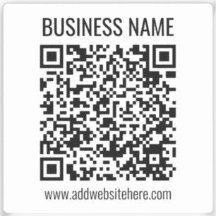 Sticker Code QR instantané (entrez l'URL de votre site Web