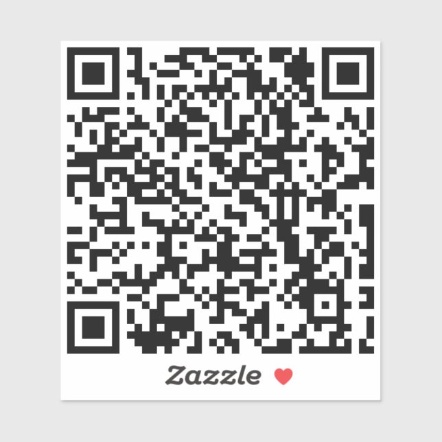 Sticker Code QR promotionnel personnalisé (Feuille)