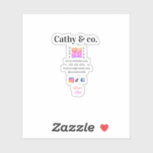 Sticker Code QR simple minimal logo social instagram adres