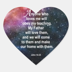 Sticker Cœur 14h23 de John