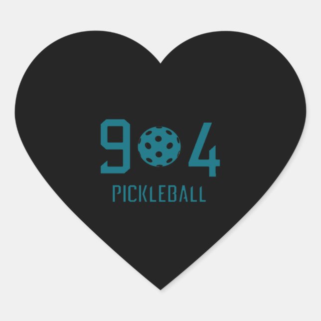 Sticker Cœur 904 Pickleball 2 (Devant)