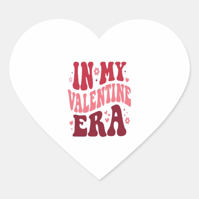 Sticker Cœur À l'ère de ma Saint Valentin (Devant)