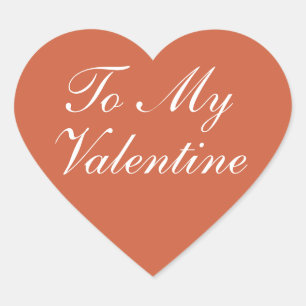 Sticker Cœur À mon coeur valentin