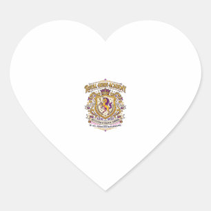 Sticker Cœur Académie de la Corne Royale de Licorne Stylish Des