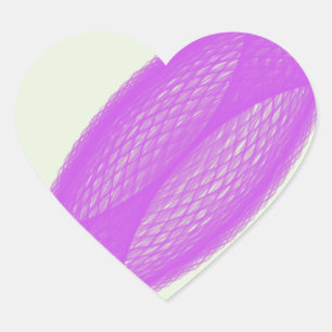 Sticker Cœur accomplissement spirituel pourpre