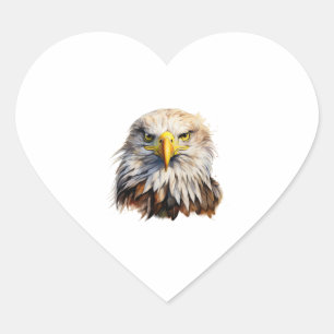 Sticker Cœur Aigle de Bald