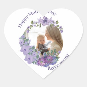 Sticker Cœur aimez votre mère