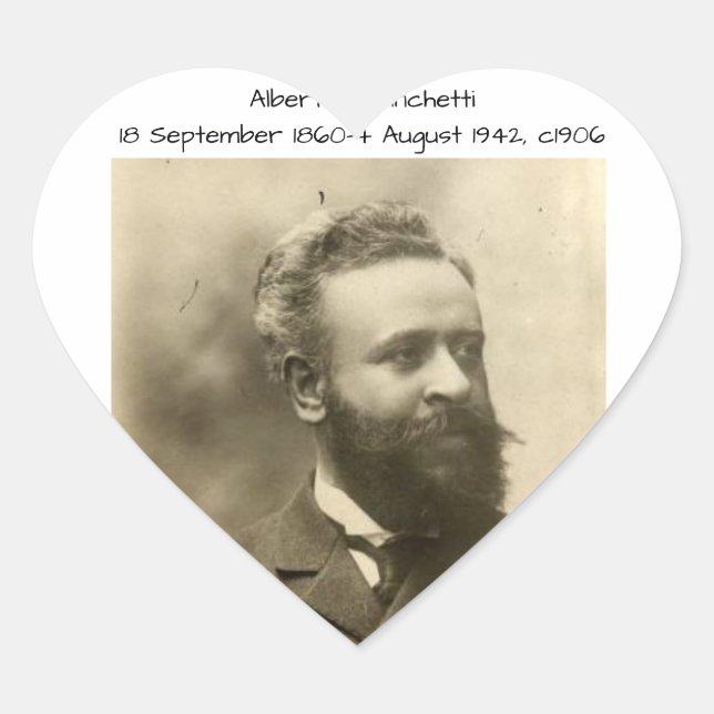 Sticker Cœur Alberto Franchetti c1906 (Devant)