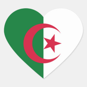 Sticker Cœur algérie