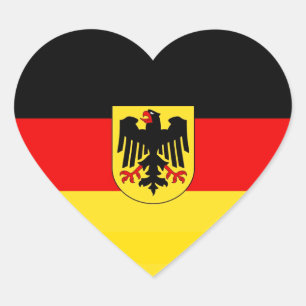 STICKER CŒUR ALLEMAGNE
