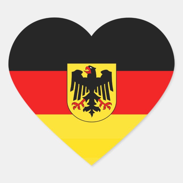 STICKER CŒUR ALLEMAGNE (Devant)