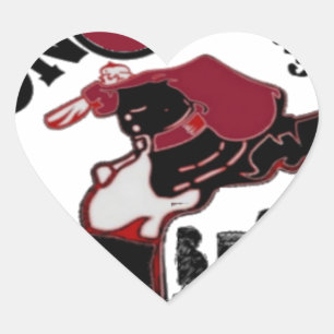 Sticker Cœur Amenez-le - Jouer à Noël & Space Mashup