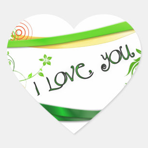 Sticker Cœur Amour
