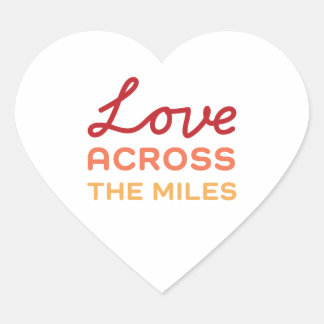 Sticker Cœur Amour à travers les kilomètres - Réunification