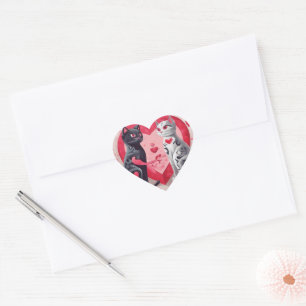 Sticker Cœur Amour parfait