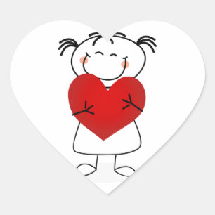 Sticker Cœur amour u de la maman i ce beaucoup