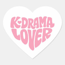 Amoureux de Kdrama Typographie Rose Minimaliste Mo