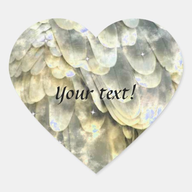 Sticker Cœur Angel Wing (Devant)