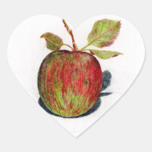 Sticker Cœur Apple