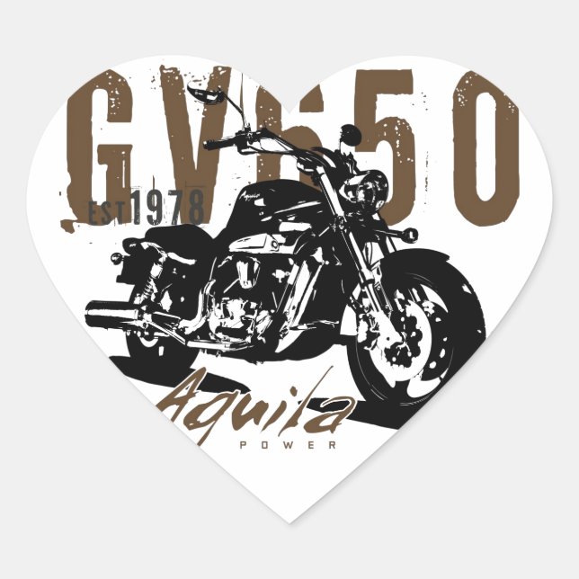 Sticker Cœur Aquila L'Aigle (Devant)