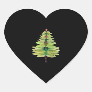 Sticker Cœur arbre de noël