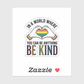 Sticker Cœur Arc-en-ciel Mains Vintage Design Vectoriel So
