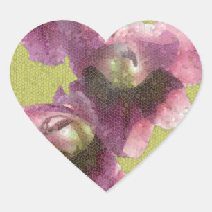 Sticker Cœur Art Mosaic Gladiola