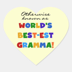 Sticker Cœur Autres T-shirts Gramma les plus populaires