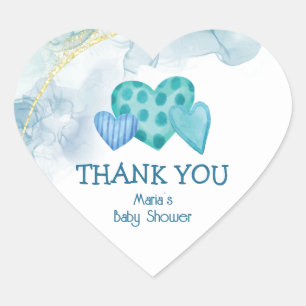 Sticker Cœur Baby Love Valentine's Day Thème Favoriser Tags