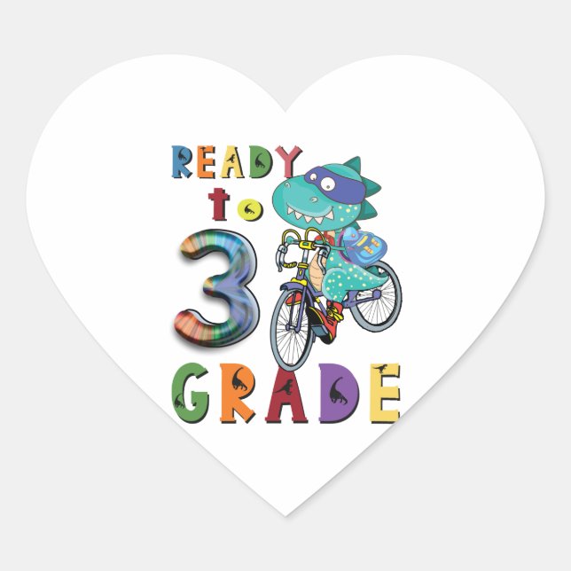 Sticker Cœur Back To School (Devant)