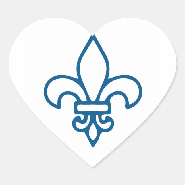 Sticker Cœur Bas x4 Québec (Devant)