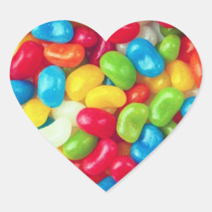 STICKER CŒUR BÂTIMENTS DE COEUR JELLY BEAN
