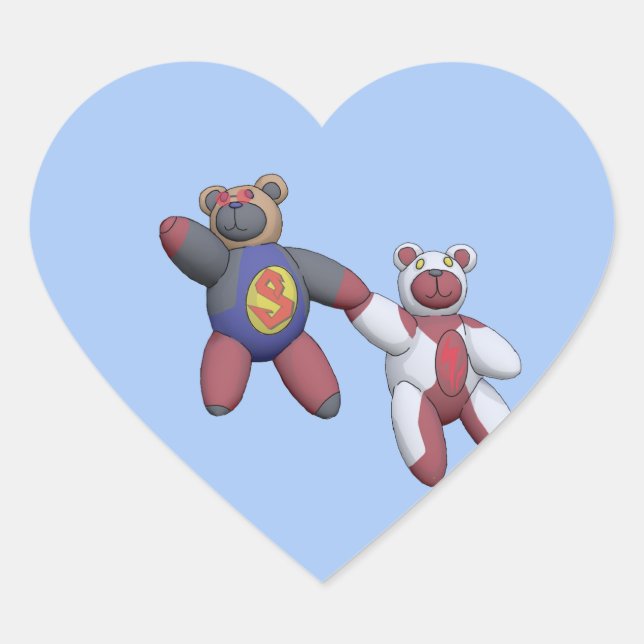 Sticker Cœur BearKon (Devant)
