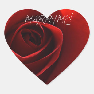 STICKER CŒUR BEAU ROSE