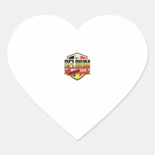 Sticker Cœur Belgique Football 2026 Football Gras Typographie P