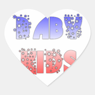 Sticker Cœur Belle Français Bébé Enfants Drapeau National Coule