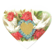 Belle Vintage Valentine Doves & Roses