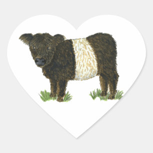 Sticker Cœur 'Beltie'