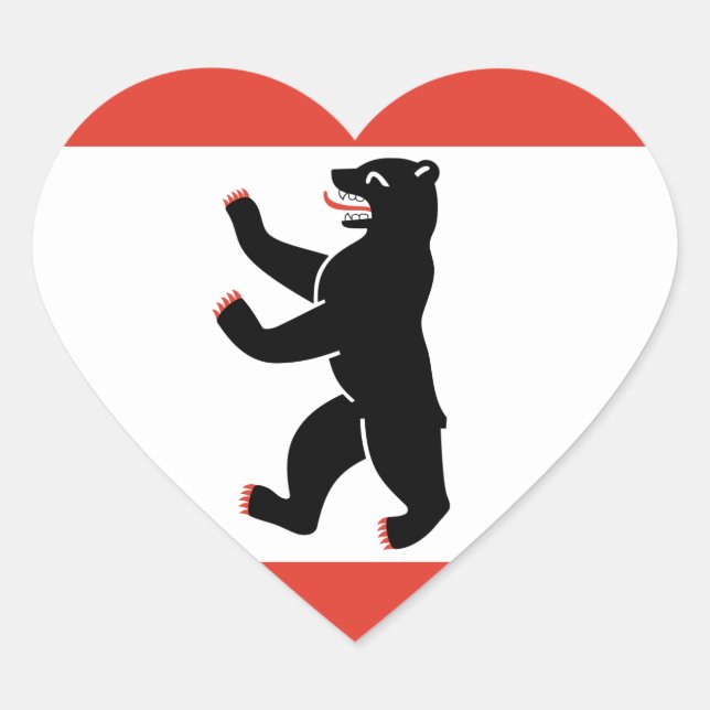 Sticker Cœur Berlin (Devant)