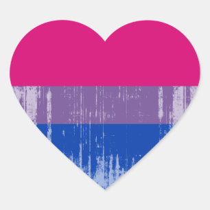 Sticker Cœur Bisexual Pride en détresse.png