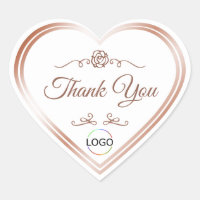 Blanc avec cadre or Rose et logo Merci mou