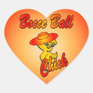Sticker Cœur Bocce Ball Chick #5
