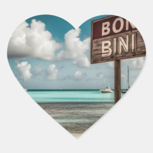 Sticker Cœur bon bini